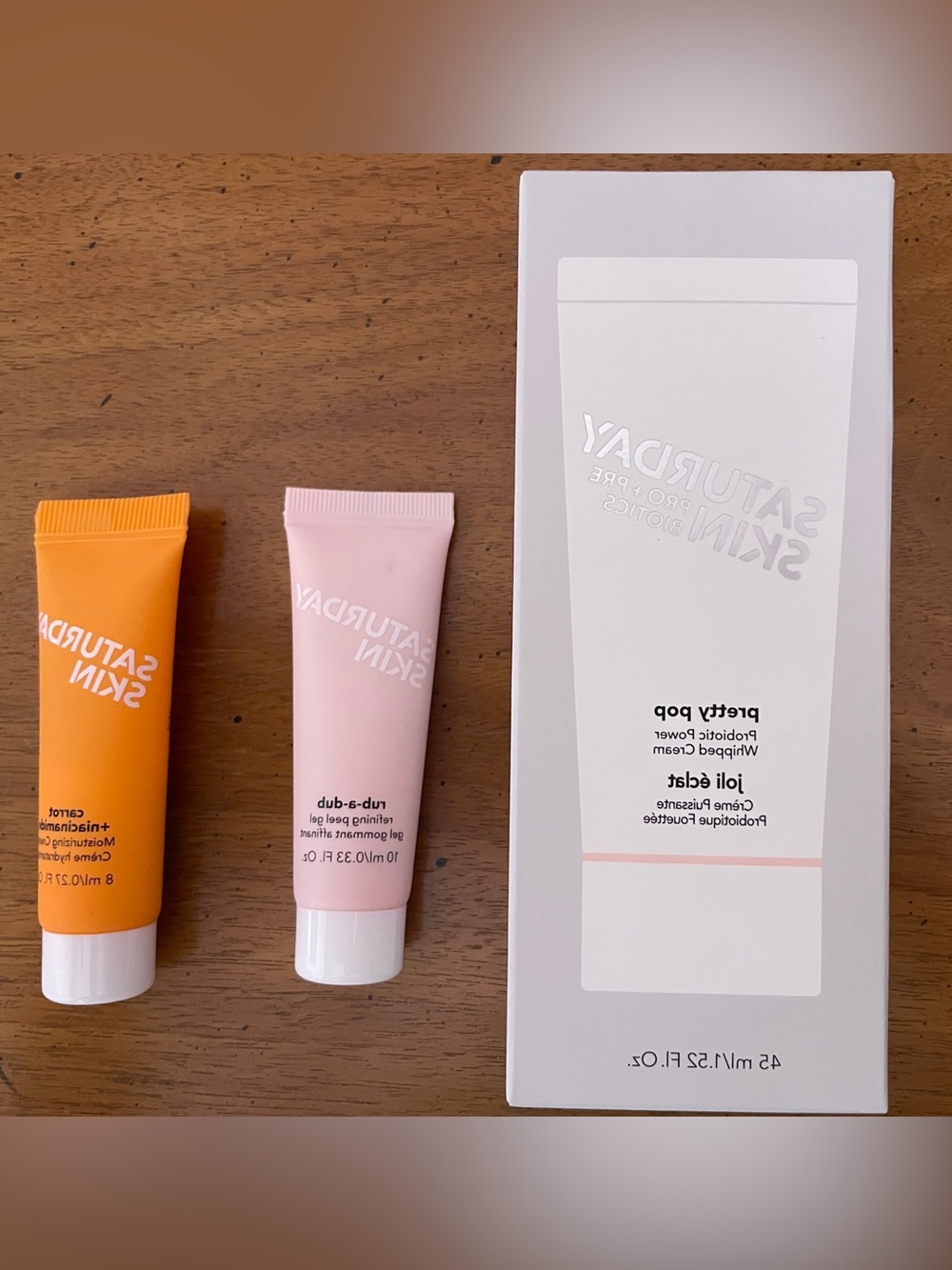 Saturday Skin Bundle: Pretty Pop Probiotic Moisturizer, Rub-A-Dub & Carrot Cream